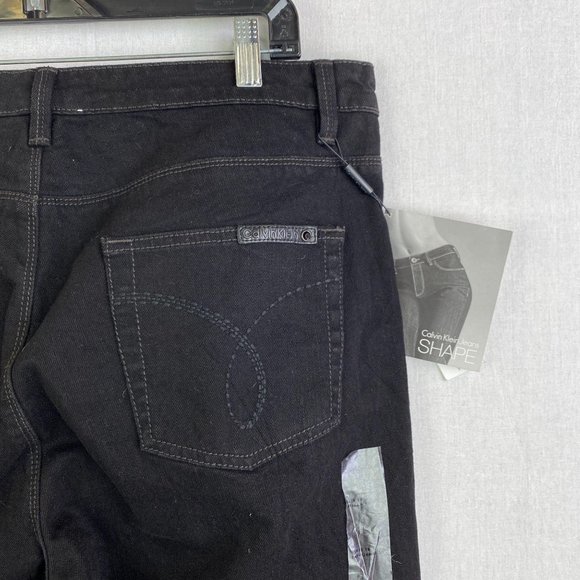 CALVIN KLEIN Jeans Shape Black Jean NWT - Picture 7 of 8